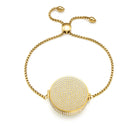 Brățară cu balsam de buze DELREYNA CRYSTAL GOLD