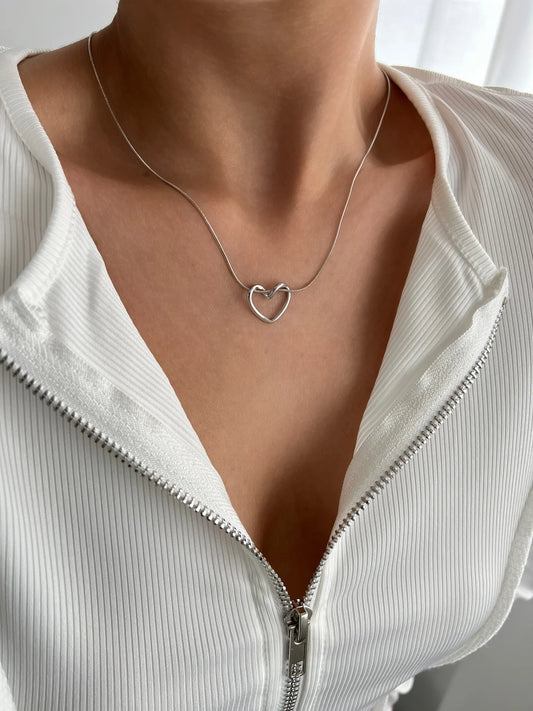 COLIER ENDLESS LOVE SILVER