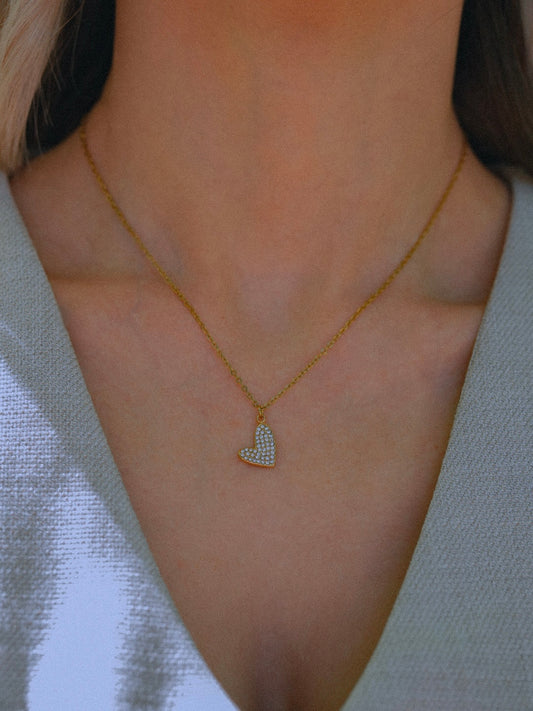 COLIER MILENA SPARKLE HEART