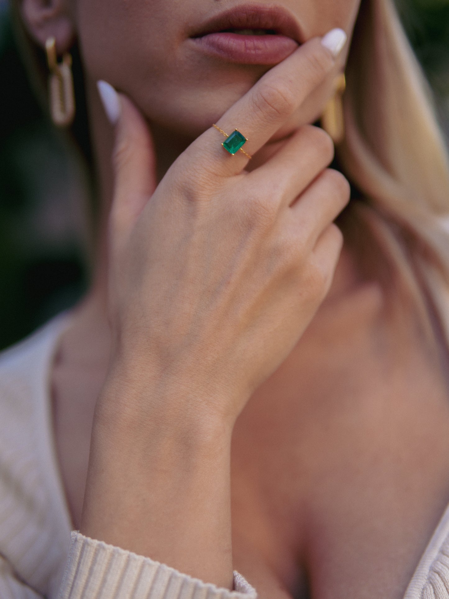 Inel Argint ROYAL GREEN