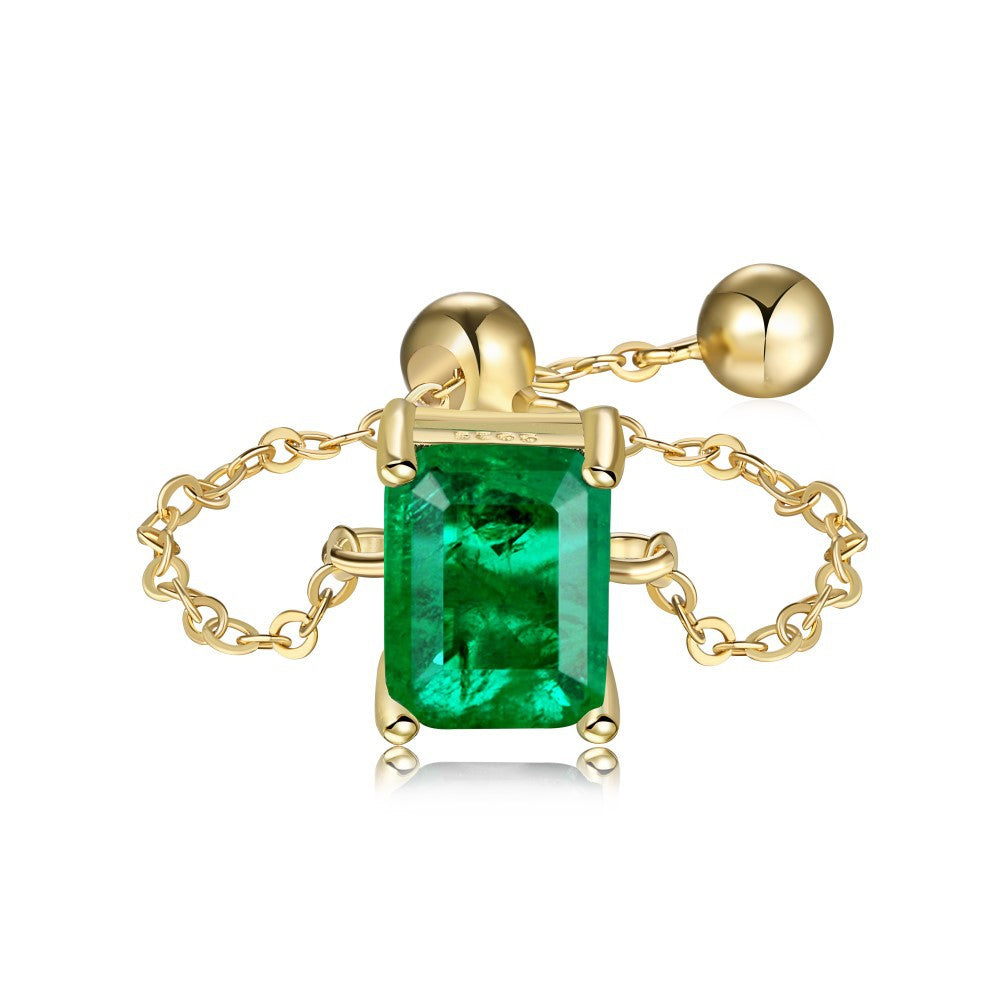 Inel Argint ROYAL GREEN
