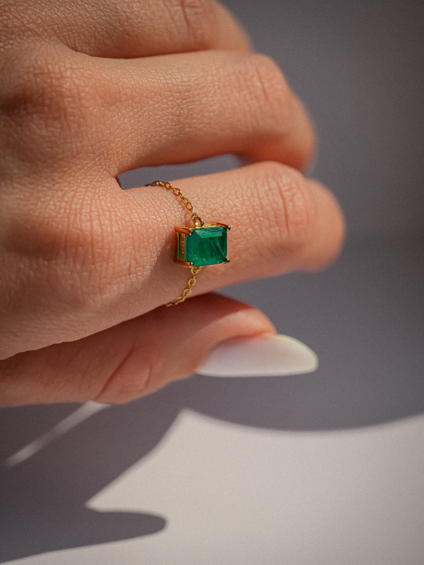 Inel Argint ROYAL GREEN