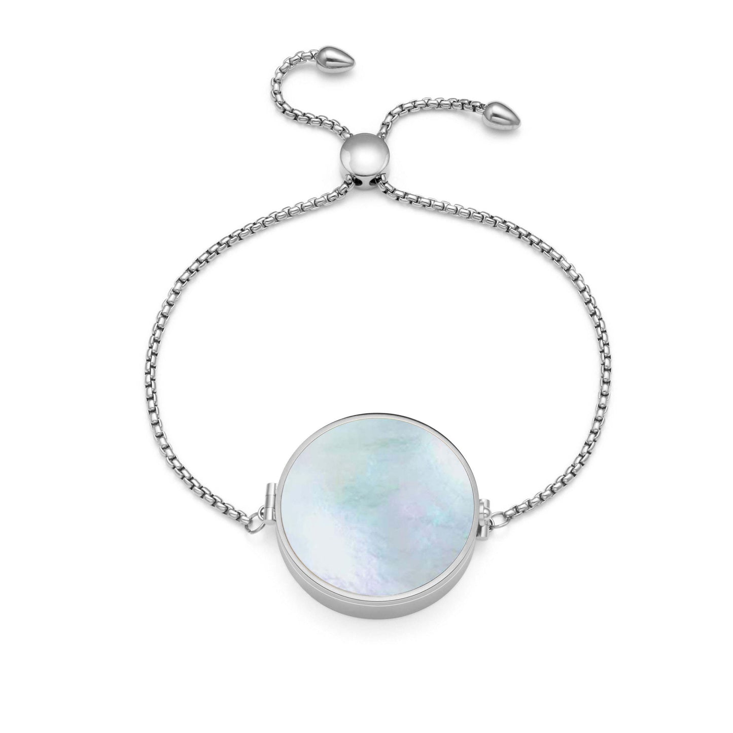 Brățară cu balsam de buze DELREYNA PEARL SILVER