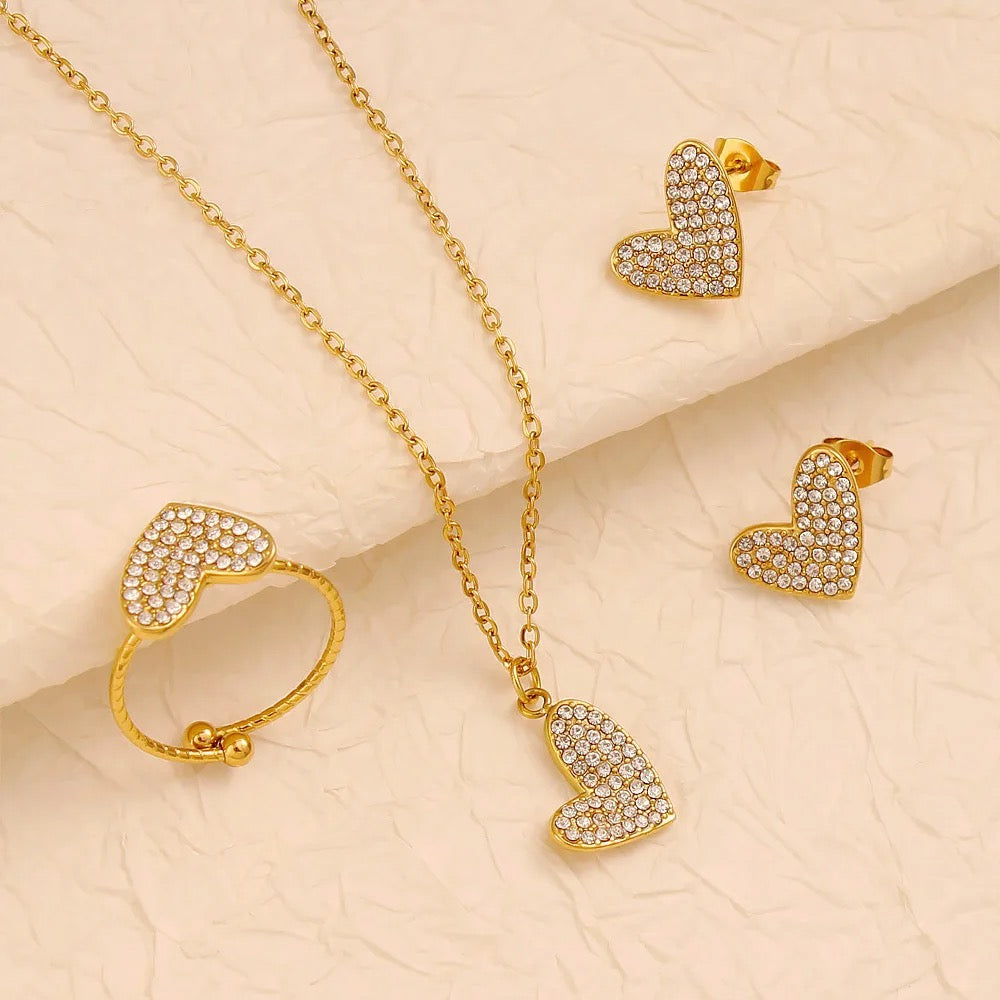 Cercei MILENA SPARKLE HEART