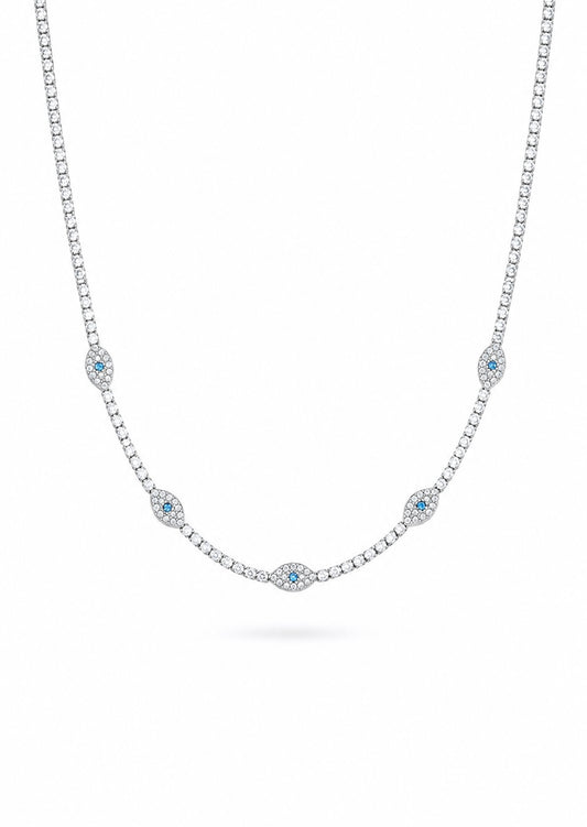 COLIER TENNIS EVIL EYE
