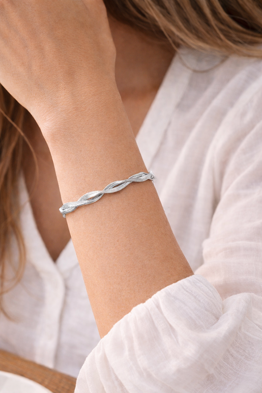 BRĂȚARĂ TWIST SILVER